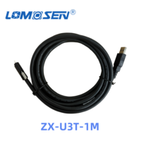 Kabel Kamera USB3.0 Lomosen ZX-U3T-1/2/3/5M dengan Konstruksi Logam Berbagai Pilihan Panjang (1m/2m/3m/5m)