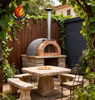 Briques réfractaires personnalisées SK34 avec 30% d'Al2O3, réfractaires moyennes (1580-1770°C) pour fours à pizza au bois de jardin Yuancheng