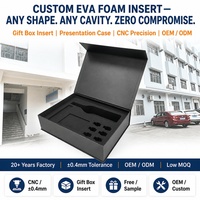 Insert en mousse EVA moulé sur mesure de forme spéciale, résistant à l'humidité et aux chocs, pour la protection des boîtes cadeaux et des bouteilles de vin
