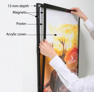 <span class=keywords><strong>2025</strong></span> New Wall Mount Cinema Magnetic LED ánh sáng hiển thị Poster đồ họa Slim Hộp đèn Led hình ảnh hiển thị - Product Image 2