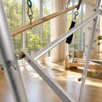 Machine de Pilates Reformer de qualité supérieure pour studio de yoga avec planche à ressort et système de poulies à corde réglable pour salle de sport commerciale