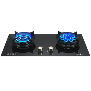 موقد غاز مزدوج الموقد الأصلي من المصنع ، أجهزة مطبخ مدمجة للاستخدام المنزلي والفندقي ، موقد طبخ بالغاز متعدد الاستخدامات - Product Image 5