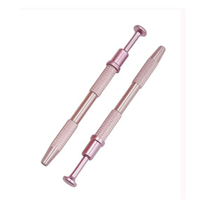 Pince de précision bleue en aluminium pour extraire les puces IC et les vis, idéale pour la réparation électronique et la manipulation de bijoux - Product Image 4