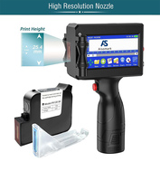 Imprimante jet d'encre portable 25,4 mm économique et durable pour marquage de codes-barres, logos et dates sur sacs en plastique, bouteilles et cartons
