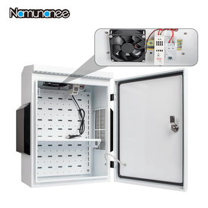 Boîtier de jonction électrique étanche pour instruments électroniques avec <span class=keywords><strong>ventilateur</strong></span> de refroidissement et thermostat pour protection électrique - Product Image 1