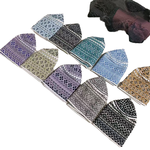 Gorro de Oración Islámico para Hombre, Transpirable, de Acrílico y Satén, Gorro Informal Étnico de Verano, Fabricante OEM, EE. UU., Reino Unido - Product Image 4