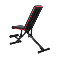 Banc de musculation réglable en acier durable, multifonctionnel et pliable, équipement de gym pour usage intérieur, entraînement de force et exercices abdominaux