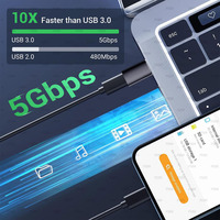 Adaptador USB a USB C para iPhone 15 Cargador para iPhone 15 Pro Max Plus iPad 9 10 Air 5 Mini 6 para Samsung S24 S23 S22 Plus Ultra