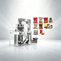 Automatische verticale verpakkingsmachine met 10-kops multihead weegsysteem voor noten en gedroogd fruit