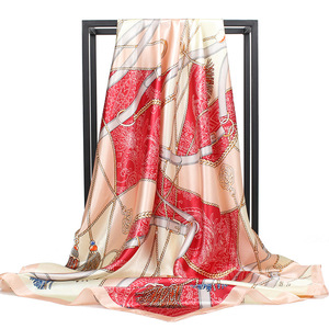 Özel saten dijital baskılı at tasarım eşarp Kashmir eşarp kızlar için sıcak satış - Product Image 3