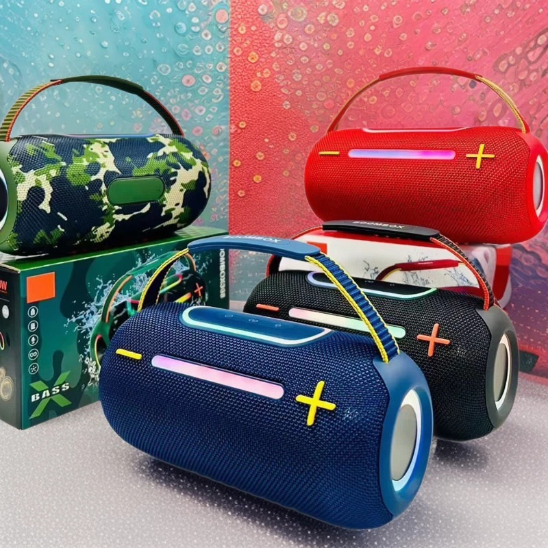 X368  Outdoor for Speaker RGB Lights Dual-speaker Design High Power Deep Bass Waterproof TWS Pairing FM Radio · image 3