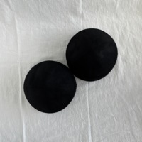 Kippah de Cuero Ecológico al por Mayor con Forro de Algodón 15-21cm para Bodas Judías, Bar Mitzvah, Personalizado OEM