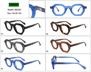 Retro Vuông Độ Dày Acetate Kính Mắt Kính Khung Cho Mắt Kính Tinh Khiết Acetate Kính Quang Học Khung Cho Nam Giới Cho Phụ Nữ - Product Image 4
