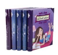 Hochwertige Mädchen Mode Tagebuch Notizbuch Luxus Design A4 Größe Buch mit Schloss Offsetdruck Geschenk für geheime Tagebücher