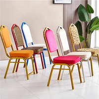 Chaises empilables durables et rembourrées pour conférences VIP spéciales, auditorium, hôtel, salon, hôpital, appartement, parc