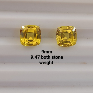 Zafiro Amarillo Cultivado en Laboratorio, Gema Suelta, Corte Personalizado en Múltiples Formas, Alta Claridad, Piedra de Calidad Premium para Joyería - Product Image 3