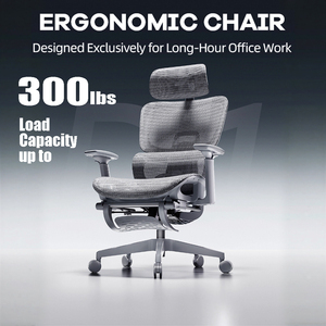 समायोज्य एर्गोनोमिक कार्यालय चेयर फुटरेस्ट 360 ° वेल स्विमश कंप्यूटर चेयर लुंबर समर्थन हेडरेस्ट - Product Image 2