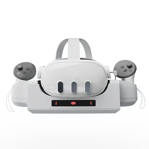 Lumière LED Station de chargement <span class=keywords><strong>VR</strong></span> Base de chargement Support Accessoires de jeu <span class=keywords><strong>pour</strong></span> <span class=keywords><strong>Oculus</strong></span>/Meta Q3 - Product Image 5