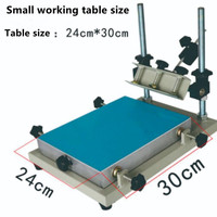 Nueva Máquina de Serigrafía Manual Meichao con Área de Impresión Máxima de 250x400 mm, Diseño de Cama Plana para Impresión en Textiles, Papel y Tubos