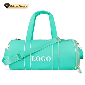 BSCI custom Vertical Square Duffel Bag Unisex Large Travel Luggage for Sports Hiking and Embroidery with overnight bags