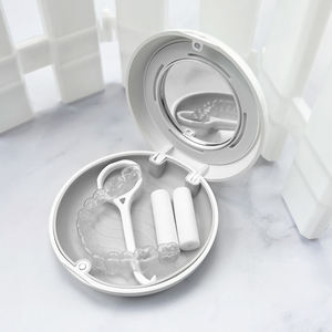 Custodia per Apparecchio Ortodontico Personalizzabile con Logo/Testo, in Silicone per Adulti, Multiuso per Igiene Orale - Product Image 3