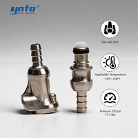 Connecteur de tuyau CPC 1/4" série ZLC en zinc moulé sous pression, structure durable et légère, résistant aux hautes températures et aux produits chimiques
