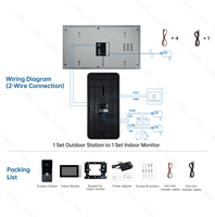 Interphone Vidéo Moins Cher Timbre De Puerta Con Camara Villa Vidéo Entrée Contrôle Porte Sonnerie Sonnerie avec Caméra Wifi