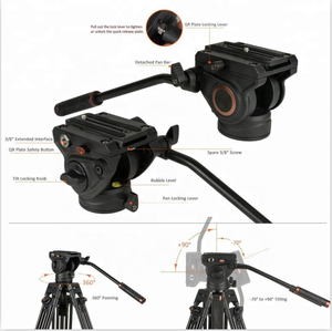 Venta directa de fábrica 72 pulgadas de cámara profesional trípode de vídeo - Product Image 5