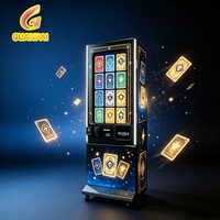 Distributeur automatique de cartes à collectionner sans espèces, équipement de distribution géré à distance par le cloud avec lecteur de cartes pour la vente de cartes