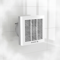 Ventilateur d'extraction en plastique de haute qualité de 10 pouces, installation facile, faible bruit, personnalisable, pour salle de bain domestique, électrique et mécanique