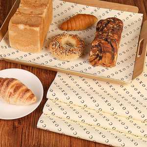 Custom Logo Printed Coated Deli Meat Hamburger Frie Burger Sandwich <b>Wrap</b> Wax Sheets Food Wrapping Greaseproof Paper - Product Image 1