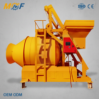 MHF Custom Spec JZM 1300L Bétonnière portable 11KW Tambour épaissi antirouille pour les chantiers de construction civile de grande envergure