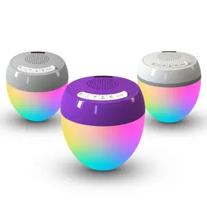 Portable Mini Music Speaker Version 5.0 With RGB Color Light Show Waterproof Wireless Speaker