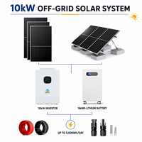 Système d'énergie solaire hors réseau 5KW 10KW, norme américaine, phase divisée 120V/240V, système d'énergie solaire complet pour usage domestique