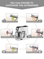 Appareils de cuisine : Batteur sur socle Changdig avec bol relevable pour la maison