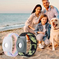 Bracelet tissé léger et respirant pour bébé adulte Bracelet de sport Boucle Airtag Bande en nylon pour Airtags