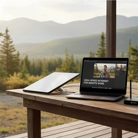 Paquete Starlink Mini X: Antena Satelital + Router Inalámbrico |   Sistema de Internet Portátil de Alta Velocidad para Autocaravanas, Campamentos y Áreas Remotas