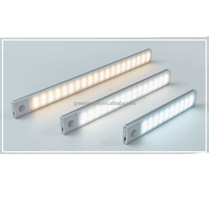Lampe murale <span class=keywords><strong>LED</strong></span> <span class=keywords><strong>sans</strong></span> <span class=keywords><strong>fil</strong></span> rechargeable en aluminium moderne avec détecteur de mouvement, intensité réglable, pour <span class=keywords><strong>cuisine</strong></span>, 20/30/40 cm - Product Image 4