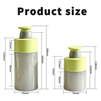 Ensemble de flacons de shampoing et d'après-shampoing en PET de 300 ml et 500 ml, distributeur de lotion à pompe, emballage cosmétique vide, vente en gros, logo personnalisé, OEM