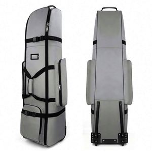 Bolsa de Viaje de Golf Profesional Personalizada al por Mayor 2025, Fabricada con Poliéster 900D Engrosado, Tejido Impermeable de Alta Calidad con Ruedas - Product Image 1