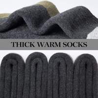 Chaussettes en laine mérinos de qualité supérieure, personnalisées, en gros, à rayures, chères, de haute qualité, pour la randonnée, le sport, le ski, épaisses, pour bottes, en laine, pour l'hiver