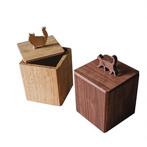 Natural <b>Bamboo</b> Wooden Jar 250ml Reusable Kitchen Storage <b>Container</b> with Wooden Lid Luxury Design for Spice AZ ENTERPRISES - Product Image 1