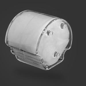 Aangepaste Hoge Kwaliteit Transparantie Glas Hittebestendige Vat Reactie Kolf - Product Image 2