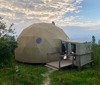 Tenda Dome Luar Ruangan Besar, Rumah Dome Geodesik Transparan untuk Glamping, Hotel, Resort, Taman, dan Berkemah