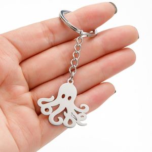 Trendy Octopus Animal Stainless Steel Keychain for <b>Men</b> <b>Keyring</b> Bag Charm Key Chain Jewelry llaveros Para Hombre - Product Image 1