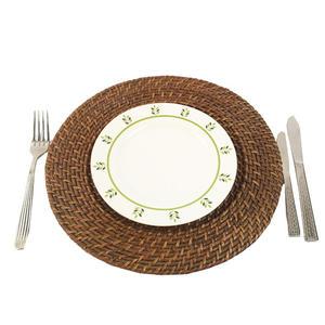 Vente chaude rotin naturel tissé à la main napperons de salle à manger écologiques napperons de salle à manger de restaurant haut de gamme multi-usages - Product Image 6