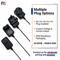 Prix d'usine OEM ODM Alimentation électrique 12V 0.5A CC 3V 5V 9V 12V 24V 500mA 1A 1.5A 2A Adaptateur secteur mural à brancher
