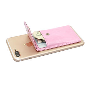 Оптовая продажа: модный портативный смарт-держатель для карт Yin Hui, кожаный накладной кошелек 3-в-1 для кредитных карт, модель YH-LPCH-022 (Китай) - Product Image 5