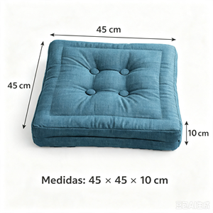 Factory 10cm Thick Tufted Square <strong>Chair</strong> Cushion Removable Zipper <strong>Seat</strong> <strong>Pad</strong> With Fastening Ties Outdoor Patio Rattan <strong>Garden</strong> Cushion - Product Image 5