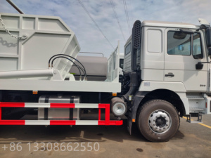 รถบรรทุกจีน Shacman L3000 4X2 12 ลูกบาศก์เมตร แบบแขนยืดหยุ่นสำหรับเก็บขยะ รถบรรทุกขนขยะ - Product Image 3